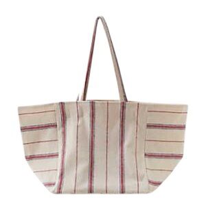 Aerie - Blue Striped Beach Bag Tote Summer Oversized Cotton | New